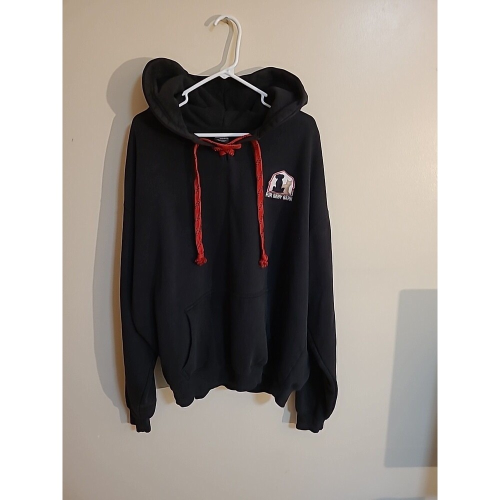 Fur Baby Barn Heavyweight Pullover Hooded Sweatshirt Size XL (CC18)